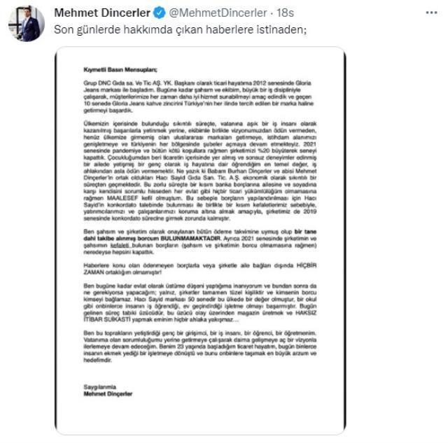 Borçlarından dolayı gündemden düşmeyen Hadise'nin sevgilisi Mehmet Dinçerler sessizliğini bozdu: Borcum yok