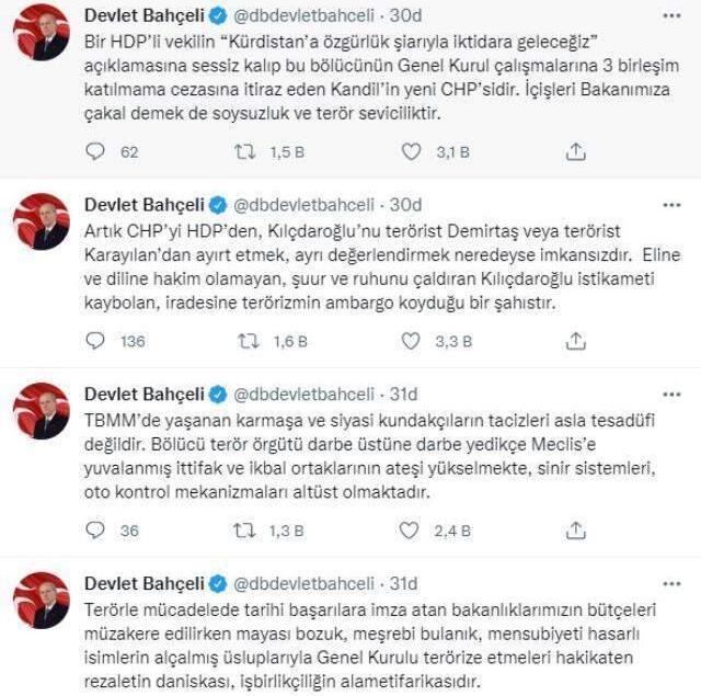 Bakan Soylu'ya 'Çakal' diyen CHP'li Özgür Özel'e Bahçeli'den sert tepki: Soysuzluk ve terör sevici