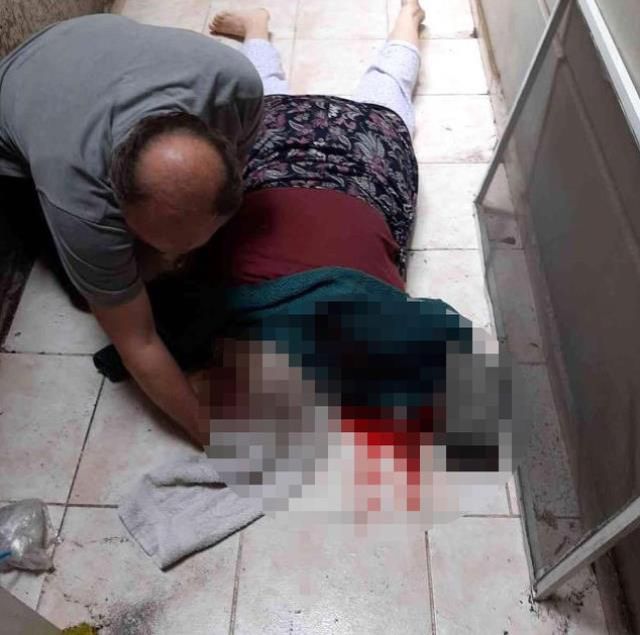 Yaşlı kadın pencereden aşağı düştü, oğlu ve gelinin feryatları apartmanı inletti
