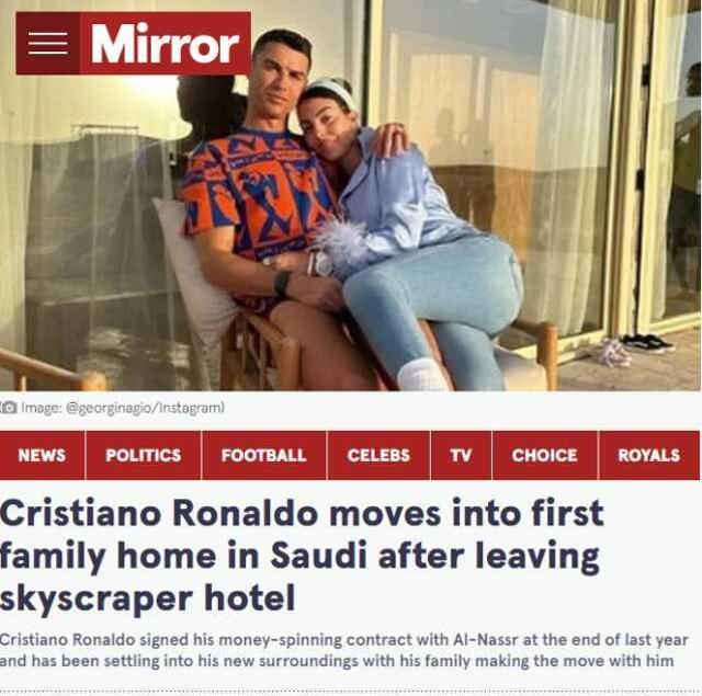 Görüntülerin Ronaldo'nun Suudi Arabistan'daki evini gösterdiği iddiası