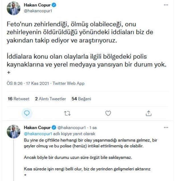 'Fethullah Gülen öldü' iddialarıyla ilgili AA Washington muhabirinden çarpıcı sözler: Polise henüz intikal etmemiş olabilir