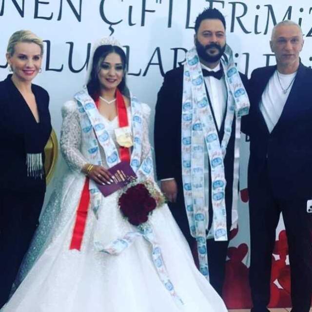 Caner Toygar evlendi! Esra Erol'un eşi, takısıyla törene damga vurdu