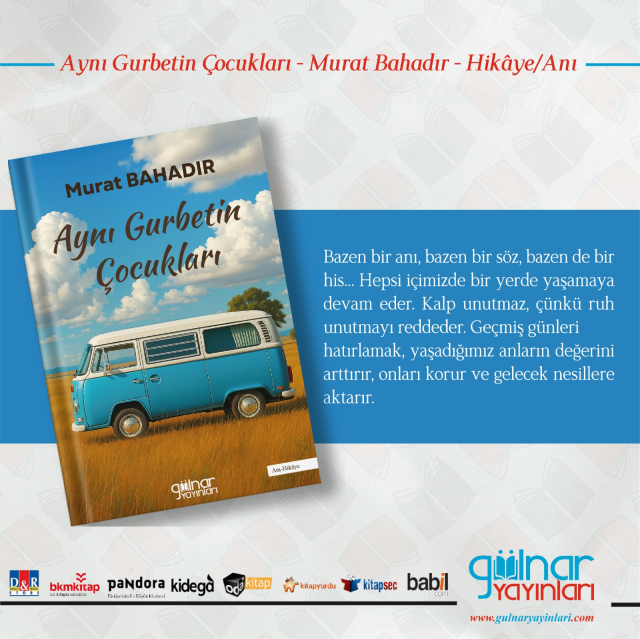 Murat Bahadır'dan yeni kitap: Aynı Gurbetin Çocukları raflarda