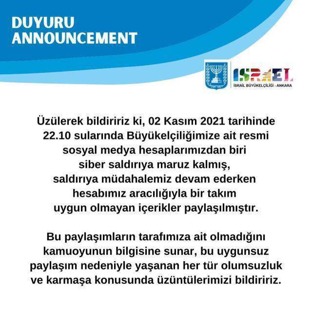 İsrail Büyükelçiliği'nden küstah Türkiye paylaşımı! F-35 görüşmeleriyle dalga geçtiler