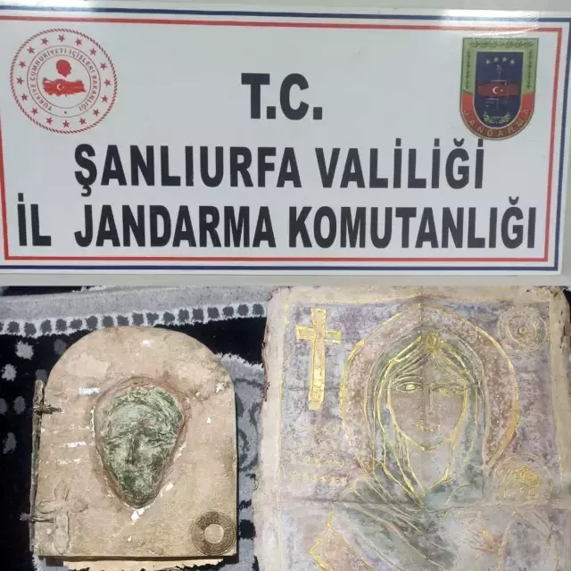 Şanlıurfa'da piyasa değeri 2 milyon dolar olan tarihi eserler ele geçirildi