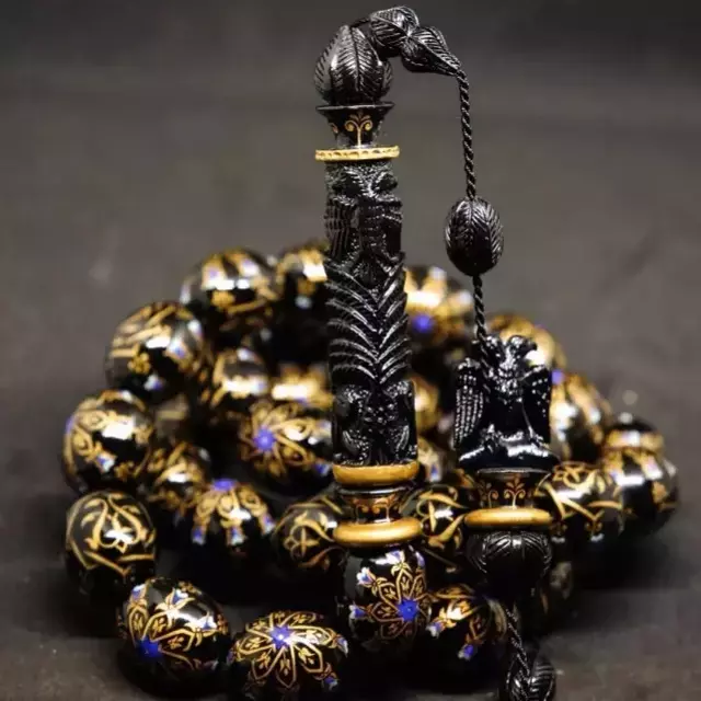 9 ustanın 7 ayda tamamladığı tespih, Dubai'den 120 bin liraya alıcı buldu