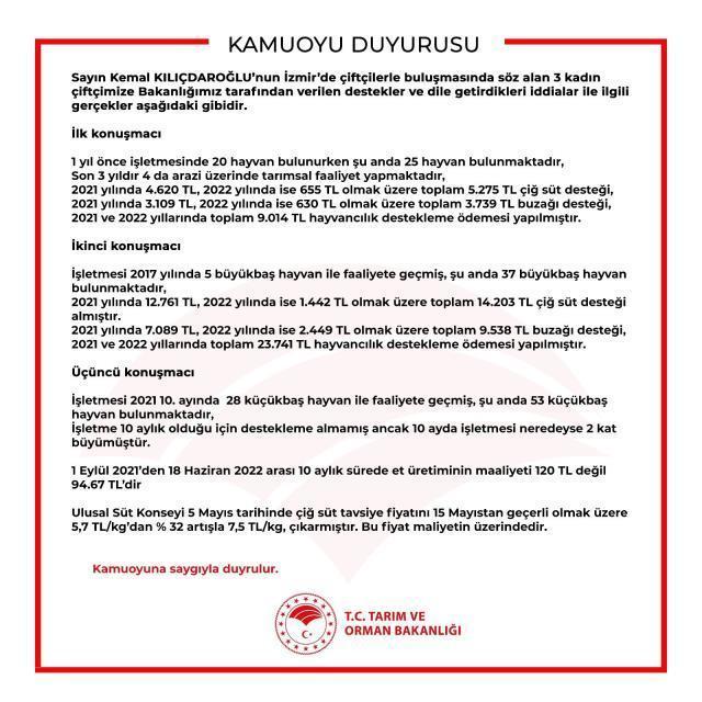 Kemal Kılıçdaroğlu; TÜİK, MEB ve SADAT'ın ardından bu kez de Tarım ve Orman Bakanlığı'na gidecek: Hazırlığınızı yapın