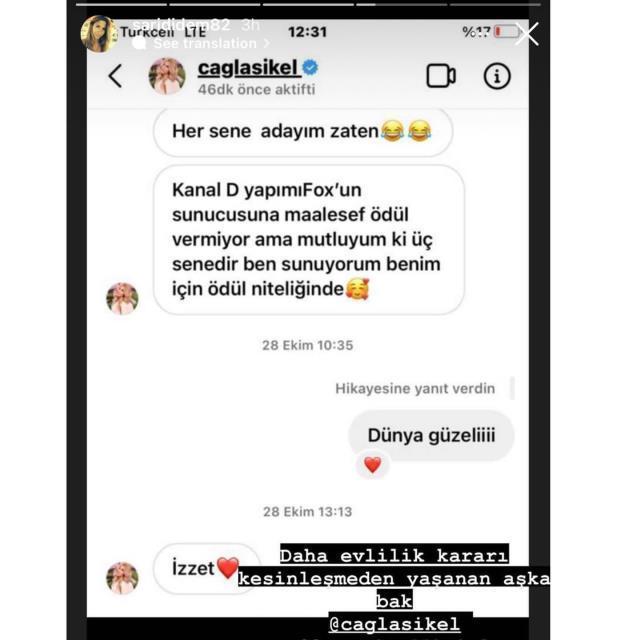 Didem Sarı, eski eşi İzzet Antebi ile Çağla Şıkel'in mesajlaşmalarını ifşa etti