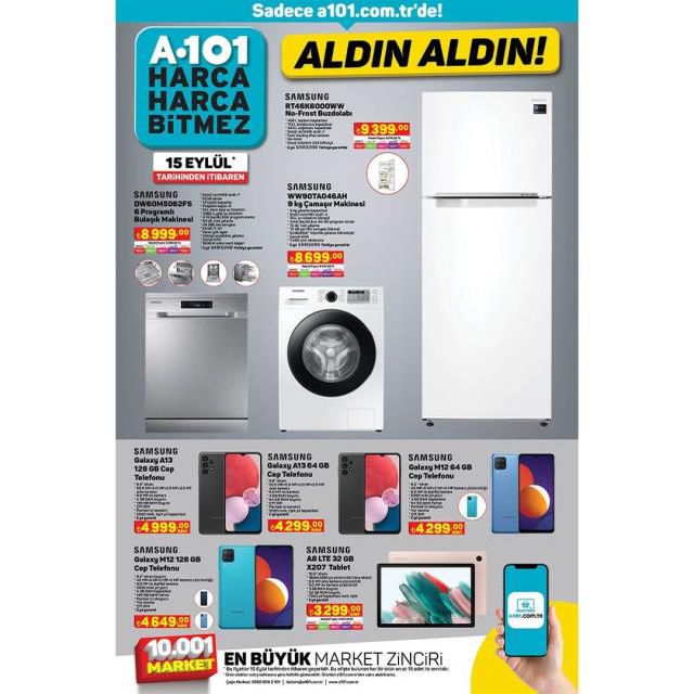 15 Eylül A101 kataloğu: A101'e gelen ürünler! A101 bu hafta katalog ürünleri neler? A101'e gelecek ürünler ve A101 fiyat listesi!