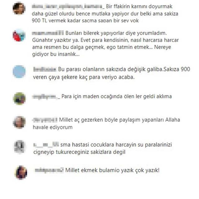 Bir paket sakıza 900 TL ödeyen Ebru Polat'a tepki yağıyor