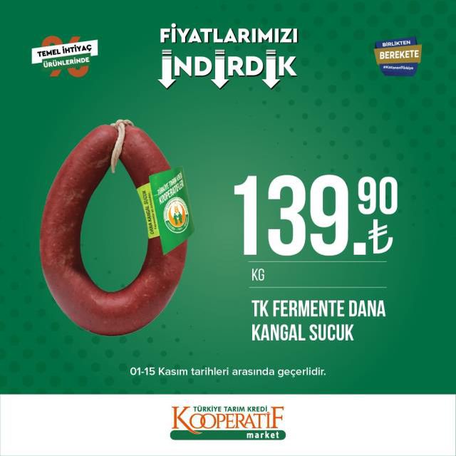 Tarım Kredi marketlerinde yeni indirim kampanyası! İşte fiyatı düşen ürünler