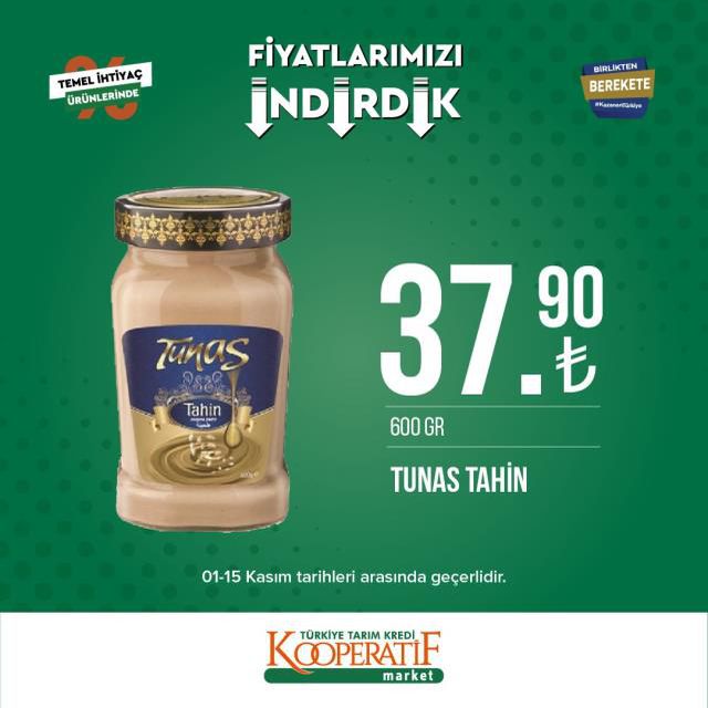 Tarım Kredi marketlerinde yeni indirim kampanyası! İşte fiyatı düşen ürünler