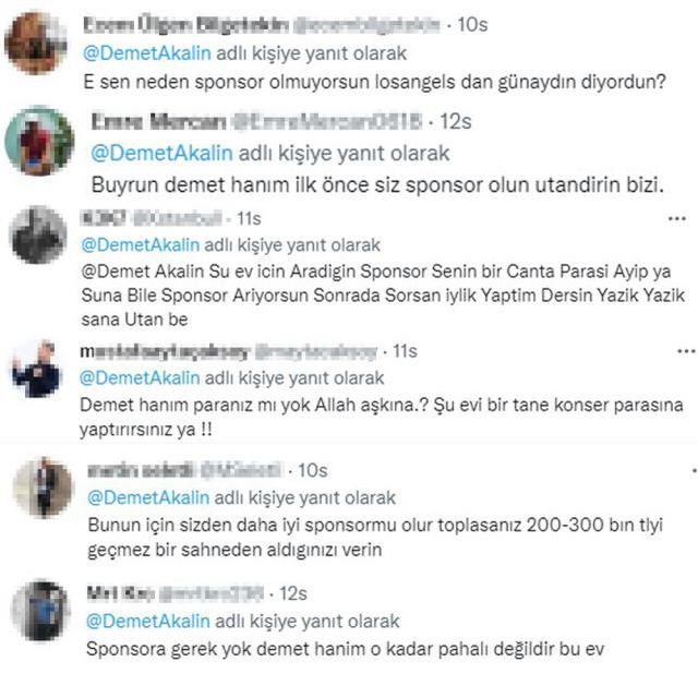 Yardım yapmak için sponsor arayan Demet Akalın'ın paylaşımı tepki çekti