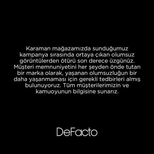 Personel, müşterilerin üzerine indirimli ürün fırlatmıştı! DeFacto'dan açıklama geldi