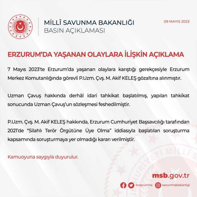 Son Dakika! Erzurum'da İmamoğlu'na yönelik taşlı saldırıya karışan uzman çavuş gözaltına alındı
