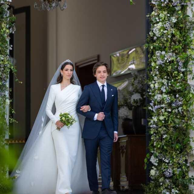 Ürdün Veliaht Prensi Al Hussein bin Abdullah ile Rajwa Al Seif evlendi! İşte göz kamaştıran düğünden kareler