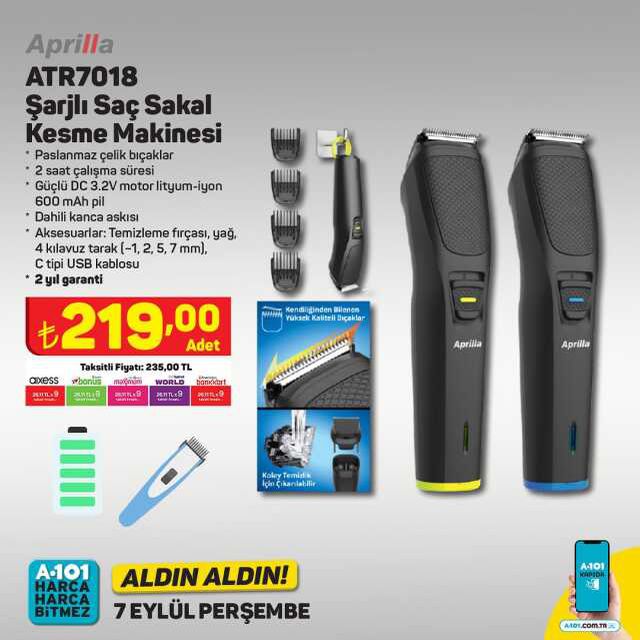 A101 4- 10 Eylül kataloğu: A101'e gelen ürünler! A101 bu hafta katalog ürünleri neler? A101'e gelecek ürünler ve A101 fiyat listesi!