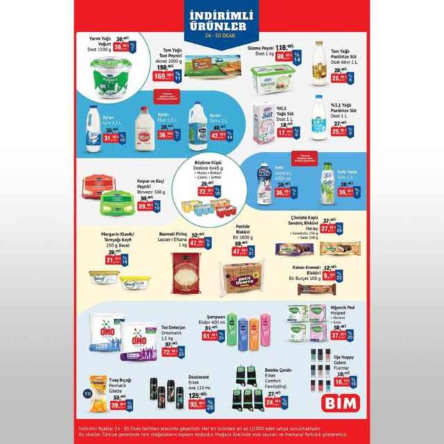 BİM AKTÜEL KATALOĞU 24-26 OCAK YAYINLANDI | BİM bu hafta katalog ürünleri neler? BİM'e gelecek ürünler ve BİM fiyat listesi!