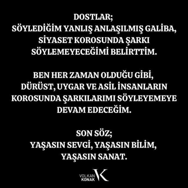 Müziği bıraktığı konuşulan Volkan Konak sessizliğini bozdu: Yanlış anlaşıldım