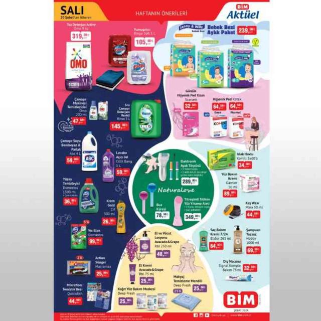BİM AKTÜEL KATALOĞU 20-23 ŞUBAT YAYINLANDI | BİM bu hafta katalog ürünleri neler? BİM'e gelecek ürünler ve BİM fiyat listesi!