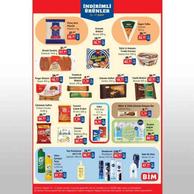 BİM AKTÜEL KATALOĞU 27-29 ŞUBAT YAYINLANDI | BİM bu hafta katalog ürünleri neler? BİM'e gelecek ürünler ve BİM fiyat listesi!