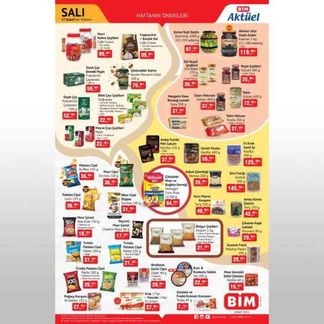 BİM AKTÜEL KATALOĞU 27-29 ŞUBAT YAYINLANDI | BİM bu hafta katalog ürünleri neler? BİM'e gelecek ürünler ve BİM fiyat listesi!