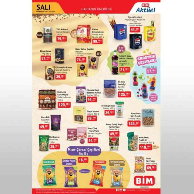 BİM AKTÜEL KATALOĞU 8-10 NİSAN YAYINLANDI | BİM bu hafta katalog ürünleri neler? BİM'e gelecek ürünler ve BİM fiyat listesi!