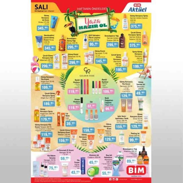 BİM AKTÜEL KATALOĞU 3-6 HAZİRAN YAYINLANDI | BİM bu hafta katalog ürünleri neler? BİM'e gelecek ürünler ve BİM fiyat listesi!