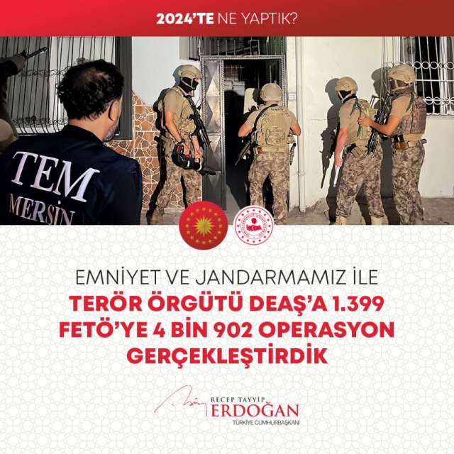 Yeni yıla saatler kala Cumhurbaşkanı Erdoğan'dan peş peşe paylaşımlar
