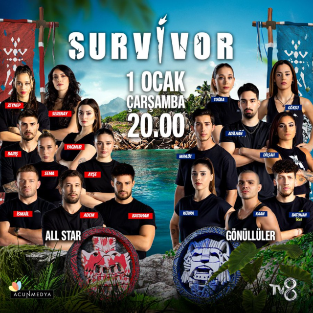 Survivor Eleme Adayları Kim? 12 Ocak Pazar Survivor'Da Potada Kimler Var?