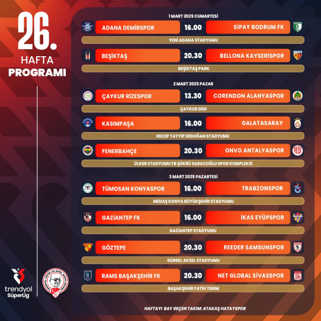 Türkiye Futbol Federasyonu'nun Resmi Açıklaması