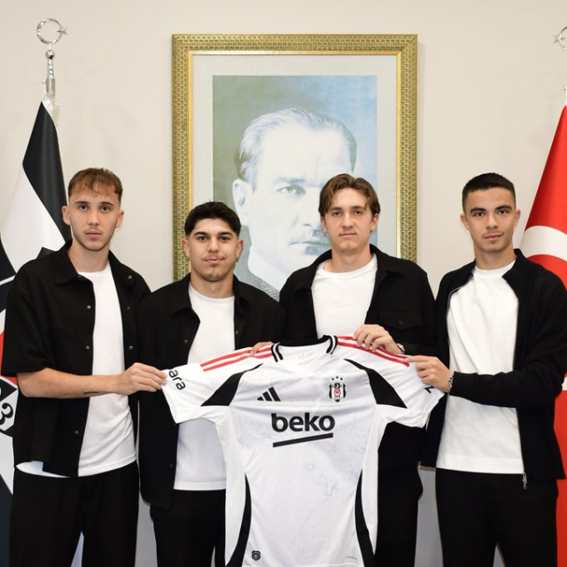 Beşiktaş'ta 4 imza açıklandı