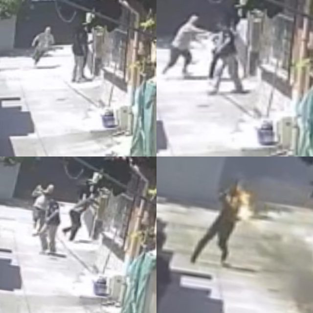 Yeğenini diri diri böyle yaktı