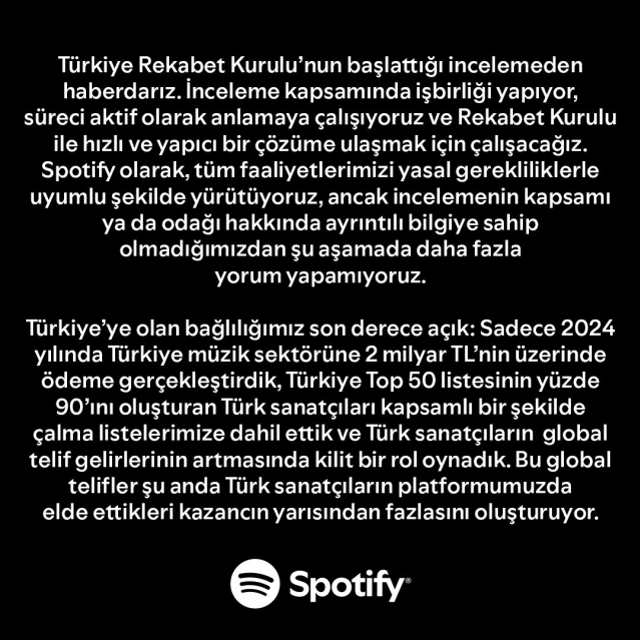 Spotify kapatılacak mı?