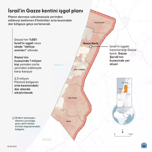 İsrail'in işgal planı ifşa oldu! 2.3 milyon kişi ölümle burun buruna gelebilir