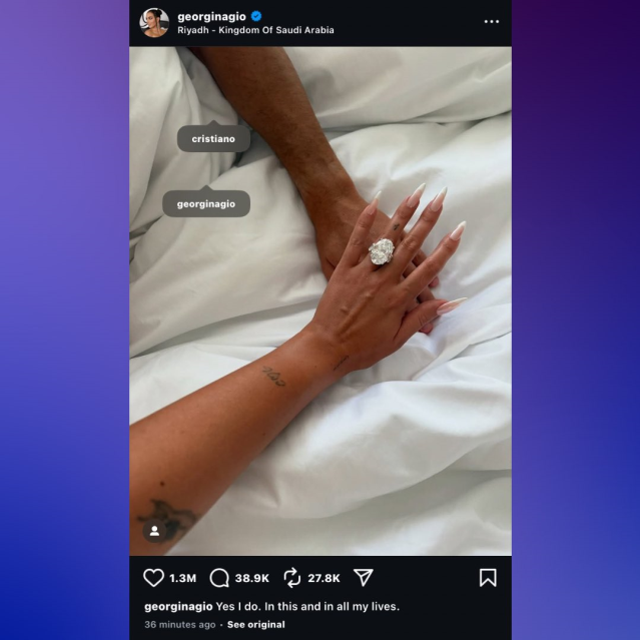 Ronaldo, 2 çocuğunun annesi olan sevgilisine 9 yıl sonra evlilik teklifi etti