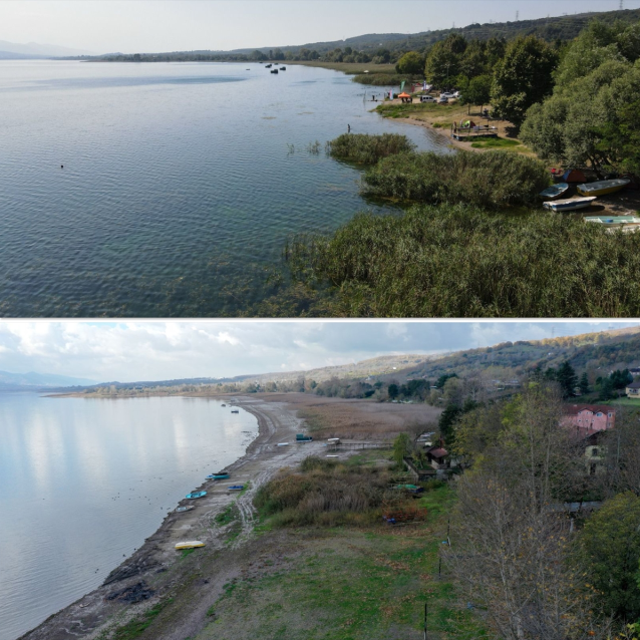 65 yıldır böylesi görülmedi! Sapanca'da sular çekildi, görüntü endişe verici