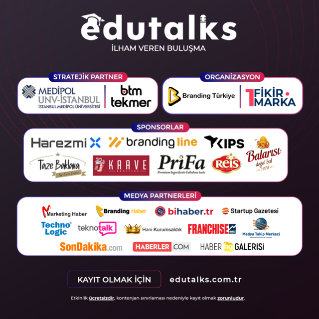 EduTalks etkinliği 25 Aralık'ta İstanbul Medipol Üniversitesi'nde