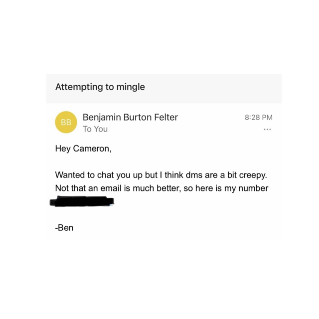 Nişanlısının attığı e-postayı paylaştı, herkes aynı detaya takıldı