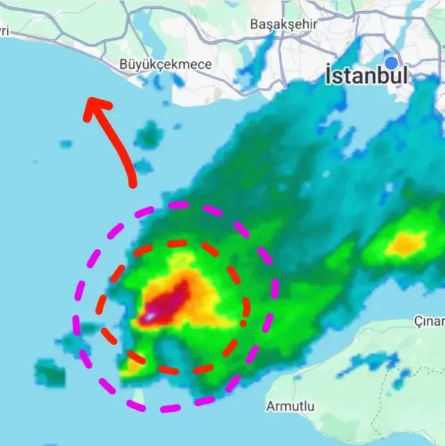 İstanbullular dikkat! Radara yansıdı, kuvvetli geliyor
