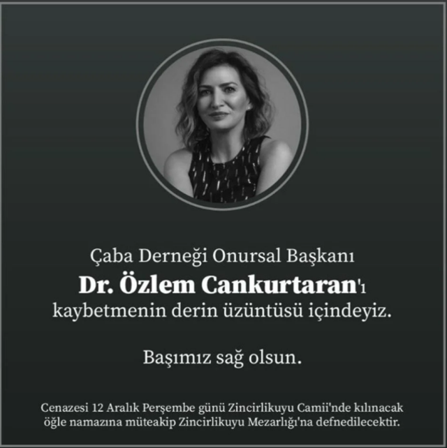 Özlem Cankurtaran öldü mü? Dr. Özlem Cankurtaran'ın cenazesi ne zaman, nereye defnedilecek?