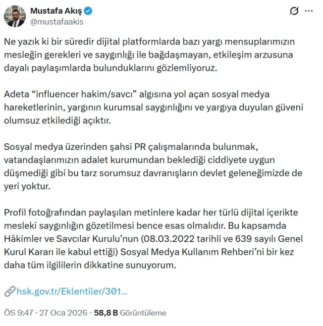 Yılmaz Güney'e 'Terörist' diyen Savcı Yavuz Engin'e Külliye'den tepki