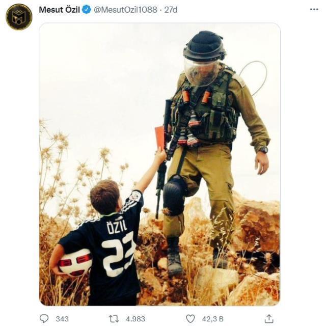 Mesut Özil'den olay Rusya tepkisi! Paylaştığı fotoğraf milyonların hislerine tercüman oldu