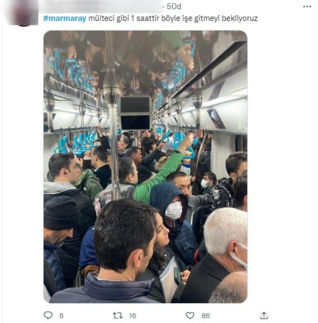 Marmaray'daki arıza yolcuları çileden çıkardı! İşe gitmek isteyen vatandaşlar istasyonlarda mahsur kaldı