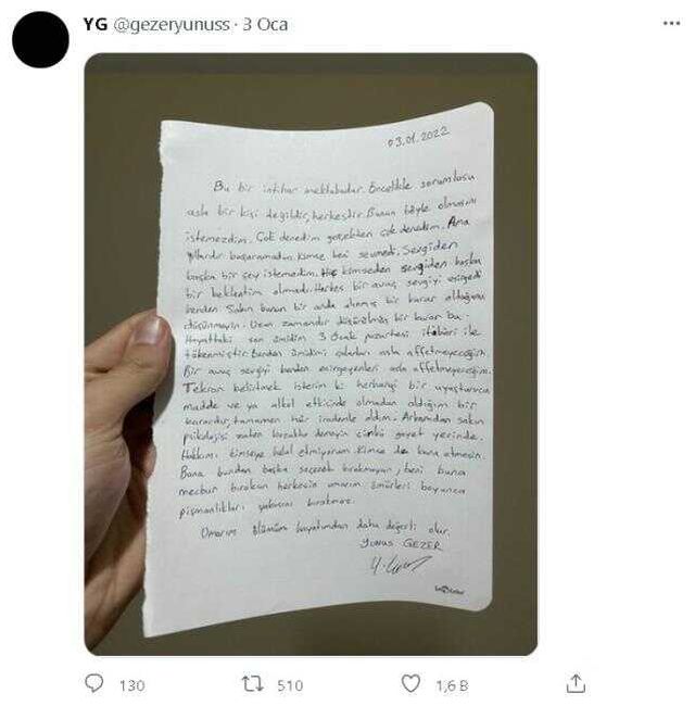 Yunus Gezer kimdir? Yunus Gezer intihar mı etti, öldü mü? Yunus Gezer kaç yaşında, nereli?