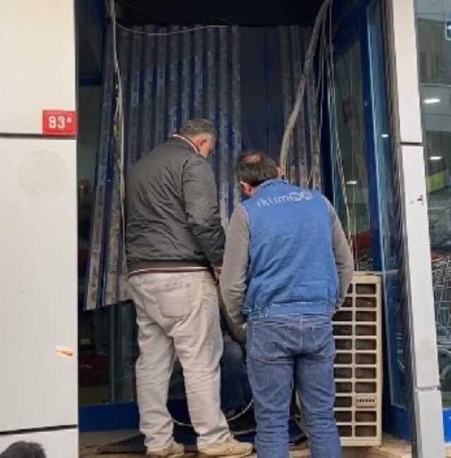 Kağıthane'de üstüne klima düşen 9 aylık hamile kadın: 'Az kalsın ölüyorduk'