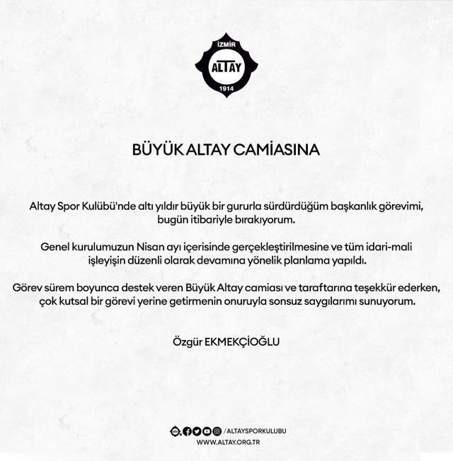 Son Dakika: Başkanlar bir bir bırakıyor! Özgür Ekmekçioğlu istifa etti