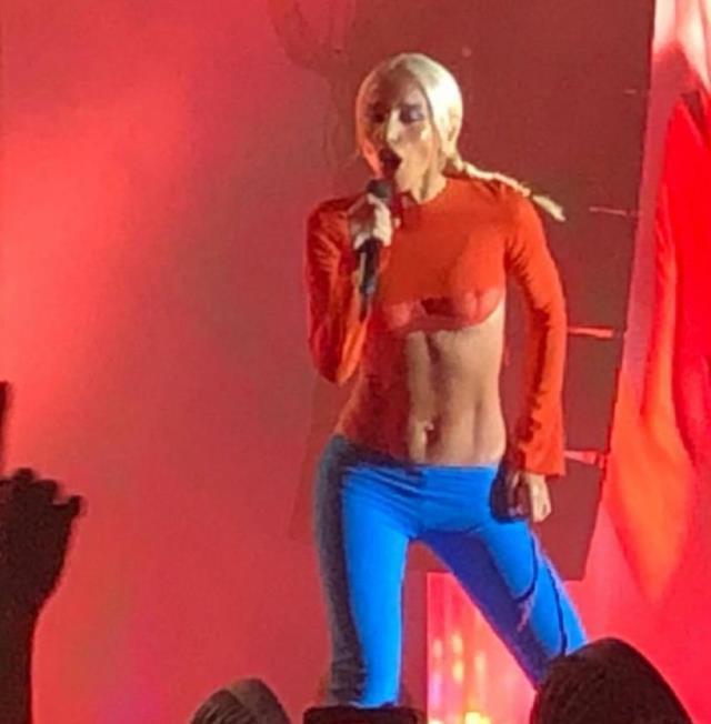 Kalçası ayrı göğsü ayrı dekolte! Gülşen, sahne kıyafetiyle yine beğenilmedi