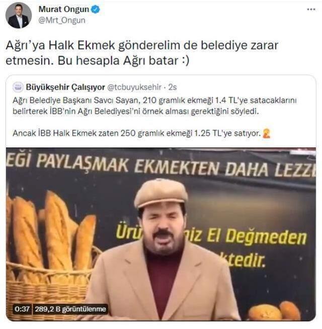 İBB'ye ekmek fiyatı tavsiyesinde bulunan AK Partili Savcı Sayan baltayı taşa vurdu
