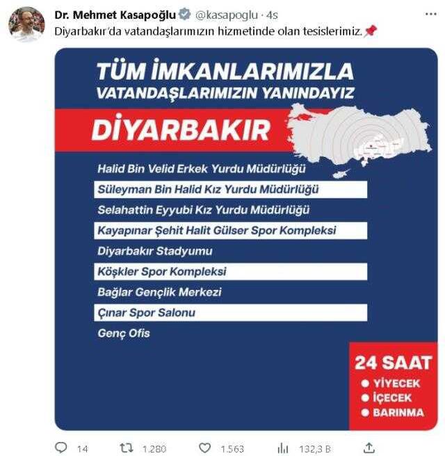 Depremzedeler için hizmet veren tesisler nerede, adresleri var mı? 7 Şubat 2023 depremzedeler için açık olan tesisler neresi?